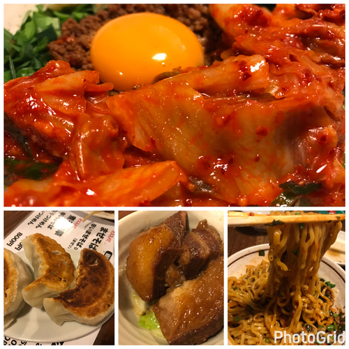 「ませそば＋キムチ＋トロ豚＋餃子」@麺 酒 やまのの写真
