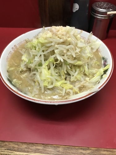 「54小豚 ヤサイマシ ニンニク アブラ」@ラーメン二郎 京急川崎店の写真