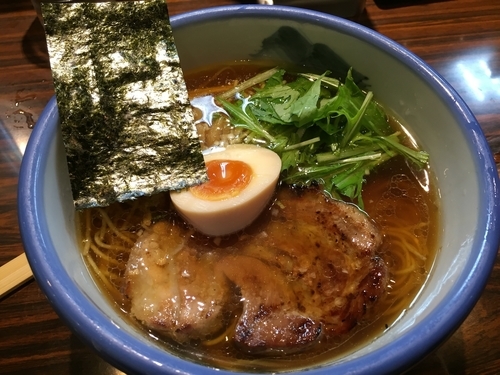 「柚子醤油らーめん」@AFURI 三軒茶屋店の写真