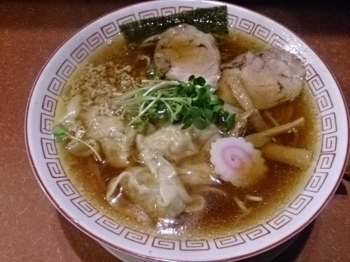 「わんたん中華そば」@らーめん天神下 大喜の写真