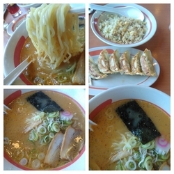 味噌ラーメン＋チャーハン餃子セット