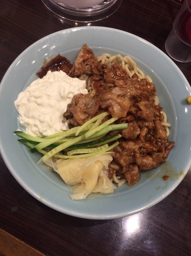 「小冷やし中華（300g）950円」@立川マシマシ 8号店の写真