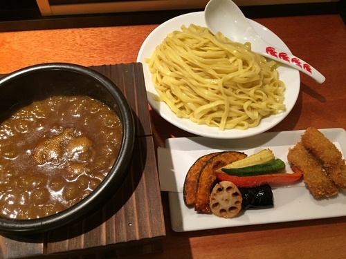 「燎原カレーつけ麺」@麺酒場 燎原の写真