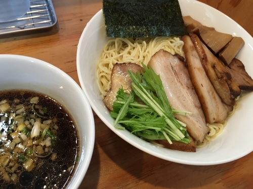 「たまり醤油つけ麺＋チャーシュー」@らーめん みき屋の写真