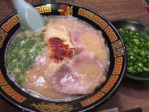 「ラーメン＋ネギ」@一蘭 川崎店の写真