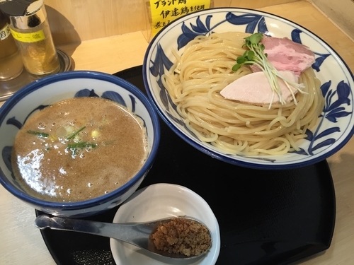 「鶏と魚介のつけ麺（山盛り）」@つけ麺 たけもとの写真