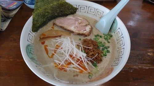 「担担麺（グレー）　809円」@火門拉麺の写真