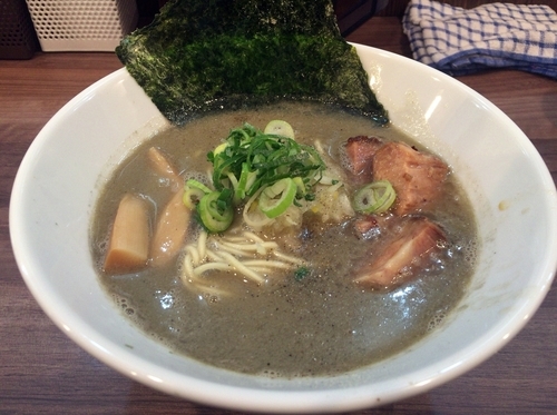 「濃厚煮干そば（500円 開店記念価格）」@無化調らあめん いりにぼ 新所沢店の写真