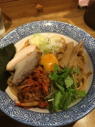 「油そば(キムラ君)」@つけ麺 雀 アメ村本店の写真