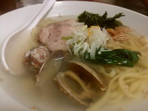 「『限定』アサリの塩ラーメン」@酒・麺処 らん亭の写真