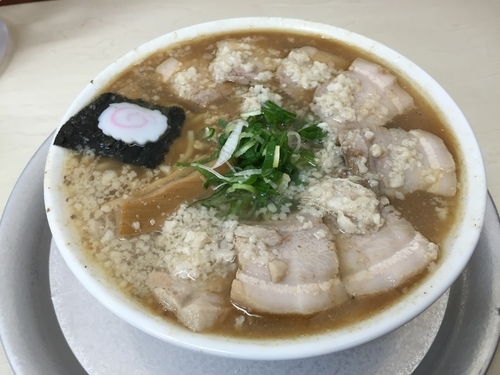 「肉そば（大盛り）」@中華そば ふくもりの写真