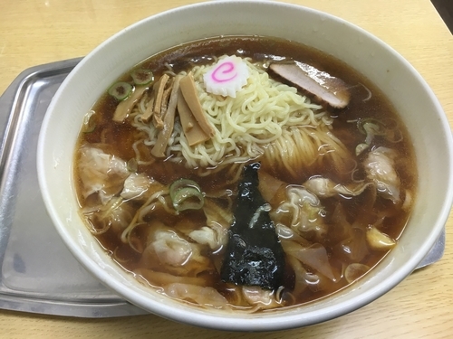 「ワンタン麺 大盛」@一ノ割大勝軒の写真