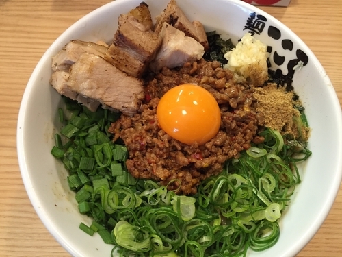 「台湾まぜそば＋チャーシュー」@麺屋 こころ 大岡山本店の写真