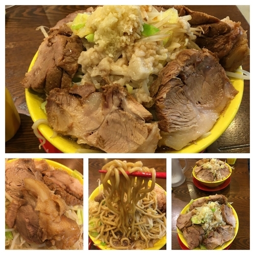 「並豚ダブル 全マシ 1000円」@ラーメン イエローの写真