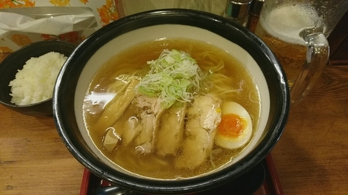 「温かい肉中華_700円」@肉そば家 笑梟の写真