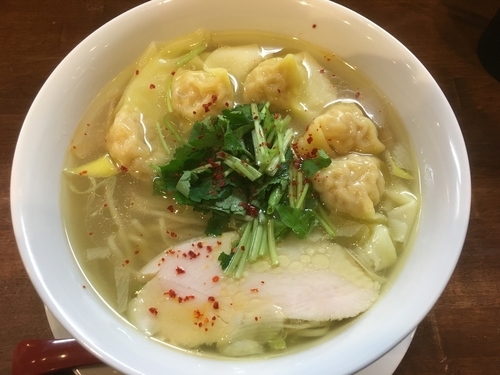 「わんたん柚子塩らぁ麺1000円」@麺や維新の写真