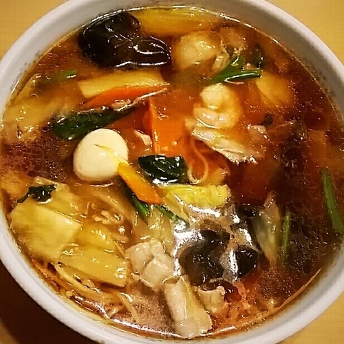 「五目そば　７２０円」@あじ彩の写真