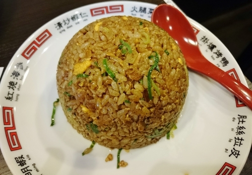 「ラーメン＆焼きめしセット 1100円」@新福菜館 秋葉原店の写真