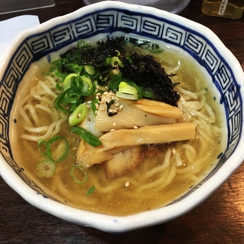 「塩中華そば」@煮干専門 勝屋の写真