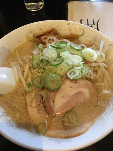 「醤油ラーメン脂ガッツリ」@旨みこってりらーめん 鐵 TETSU 千葉分店の写真