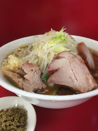 「小ラーメン（フリフリカレー）」@ラーメン二郎 上野毛店の写真