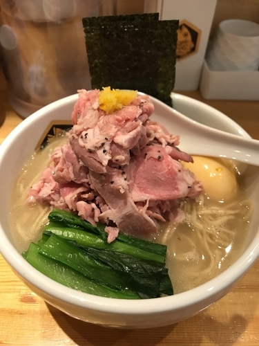 「真鯛らーめん特盛」@真鯛らーめん 麺魚の写真