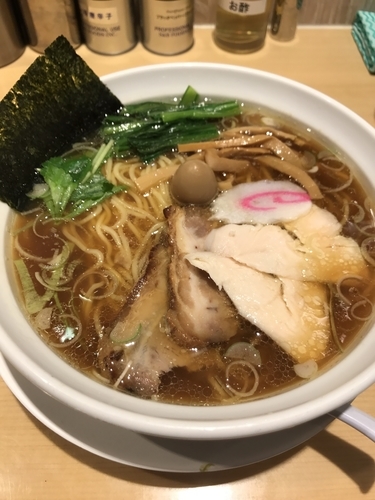 「極み中華そば」@銀座 朧月 鶏処の写真