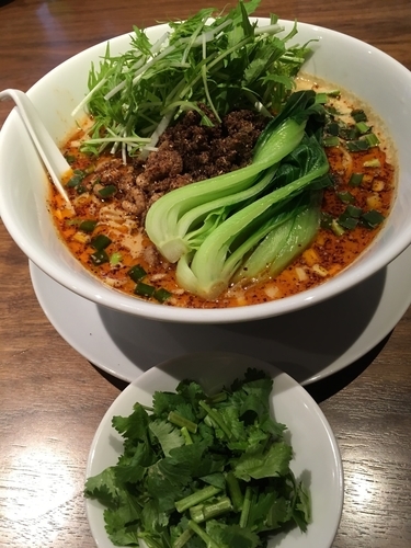 「汁あり担担麺（白胡麻ベース）」@汁なし担担麺 ピリリの写真