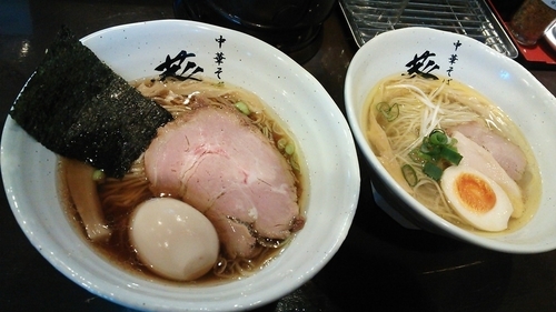 「中華そば＋味玉＋和え玉(醤油)」@中華そば 葵の写真