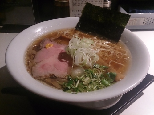 「鴨脂と蛤の醤油」@SOBAHOUSE金色不如帰の写真