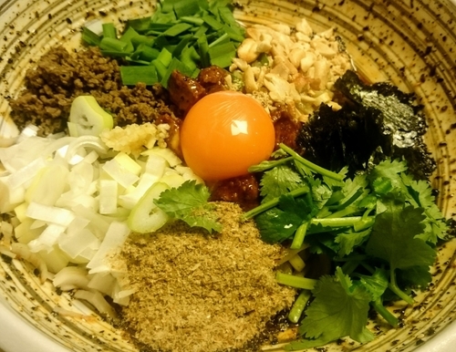 「まぜひつじ」@自家製麺 MENSHO TOKYOの写真