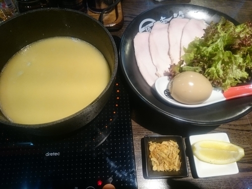 「濃厚鶏白湯つけ麺（塩）￥900」@麺屋 時茂 西川口店の写真