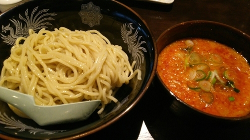 「辛味噌つけめん」@旨みこってりらーめん 鐵 TETSU 蘇我本店の写真