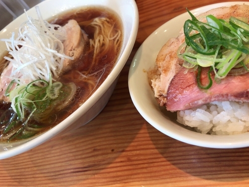 「朝らー定食〈談志〉」@らーめん芝浜の写真