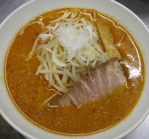 「みそらーめん　700円」@寺カフェ 中華そば水加美の写真