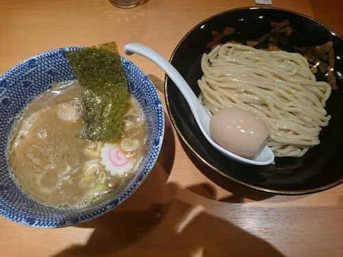 「味玉朝つけめん」@六厘舎の写真