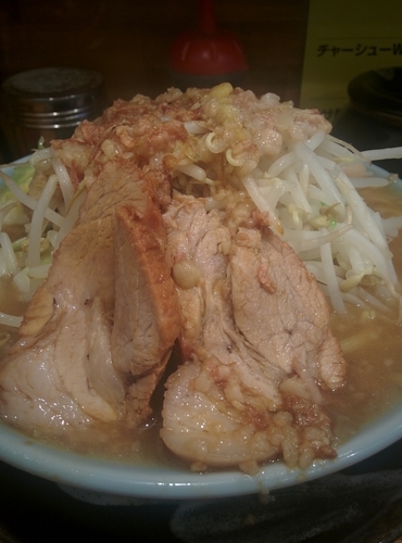 「ラーメン　やさい、あぶら、からめ」@ラーメン盛太郎の写真