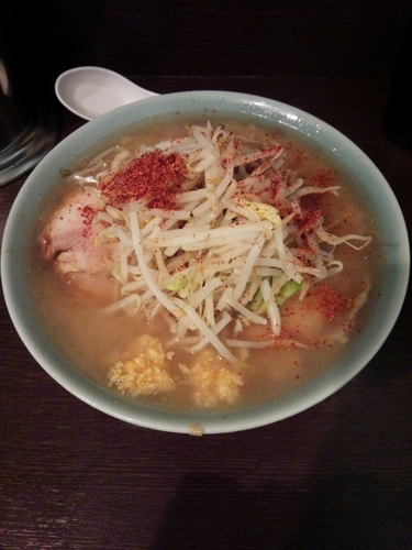 「ラーメン、ニンニク野菜唐辛子（700円だった)」@ラーメン二郎 JR西口蒲田店の写真