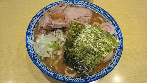 「中華そば+太麺」@くり山の写真