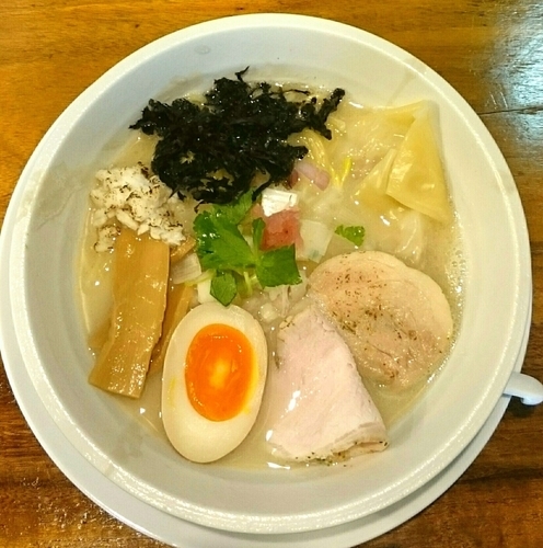 「特製鯛そば(塩)」@海坂屋の写真