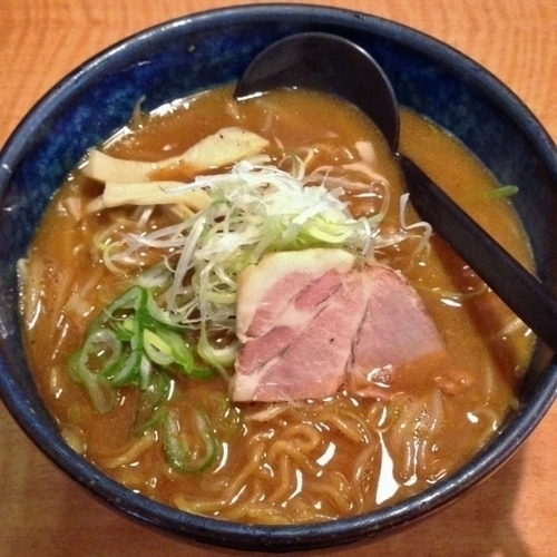 「焙煎あわせみそ」@焙煎らーめん みのや 美園店の写真