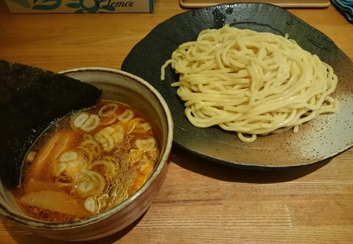 「辛味つけ麺(中盛) 780円」@つけ麺屋 利平の写真