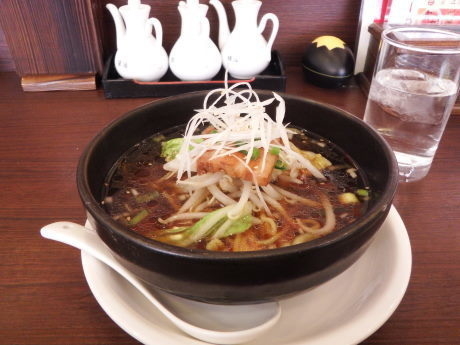 「正油ラーメン（小サイズ）」@中華料理 パンダ 月寒店の写真