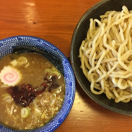 「辛つけめん大辛 (900円) 大盛 (100円)」@ジギーの写真