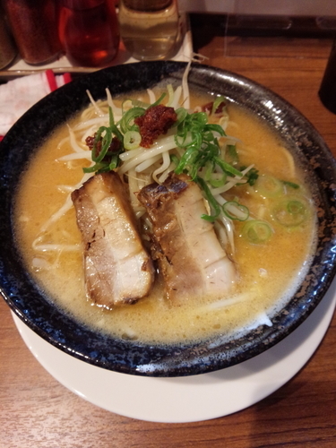 「味噌ラーメン(750円)」@麺バカ息子の写真