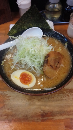 「味噌ラーメン(550円)」@北海道ラーメン 小林屋 秦野東海大店の写真