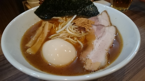 「武士味玉￥880」@無化調らあめん いりにぼ 新所沢店の写真