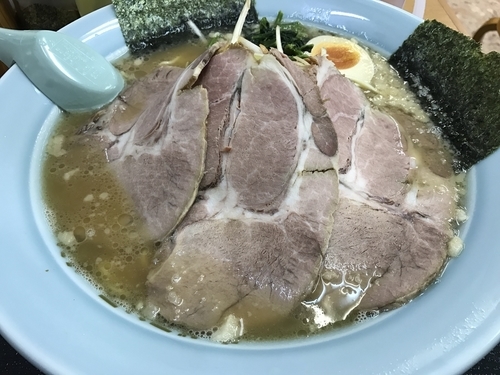 「ネギチャーシュー麺 中盛」@ラーメンショップ椿 稲城店の写真
