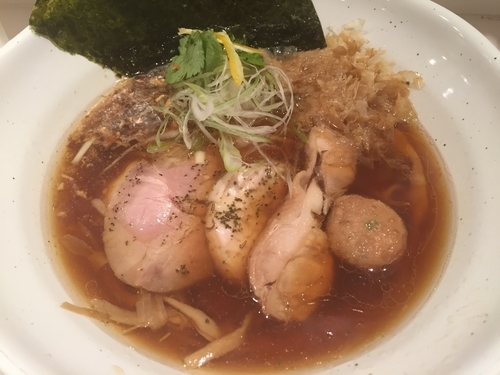 「極鳥そば（醤油）」@鶏そば朱雀の写真