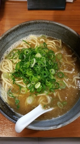 「九条ネギらぁめん」@麺や 鐙 大和店の写真